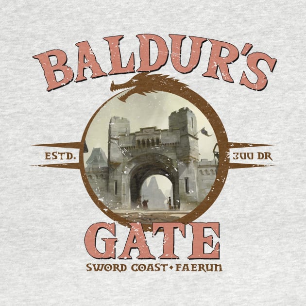 Baldu'rs Gate (Alt print) by Miskatonic Designs